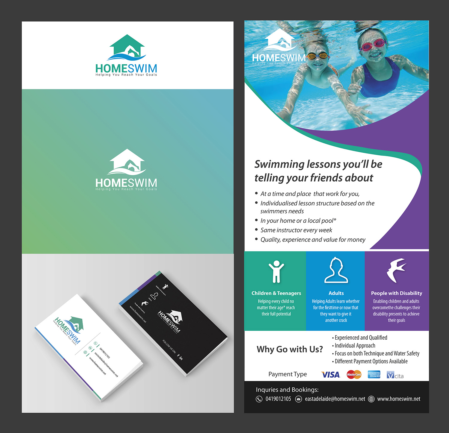 Design de Flyer par akriti pour Home Swim | Design #9859075