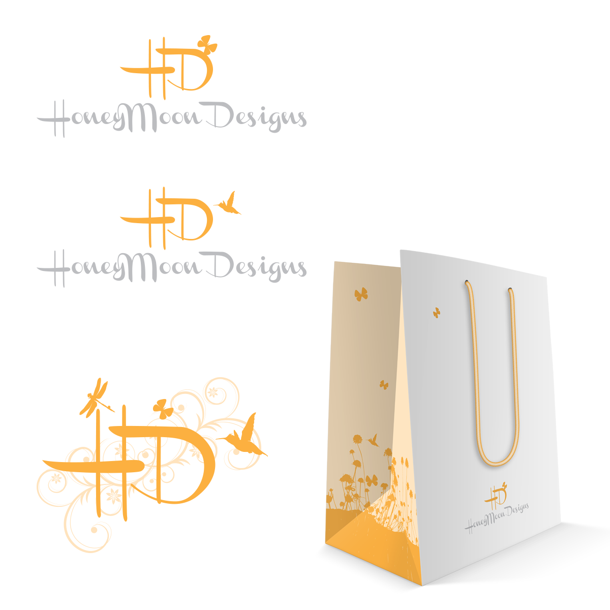 Logo Design by Neoguy for Honeymoon Designs | Design #3054344