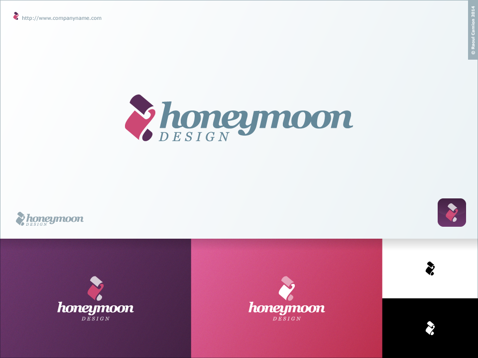 Logo Design by Raoul Camion for Honeymoon Designs | Design #3213063
