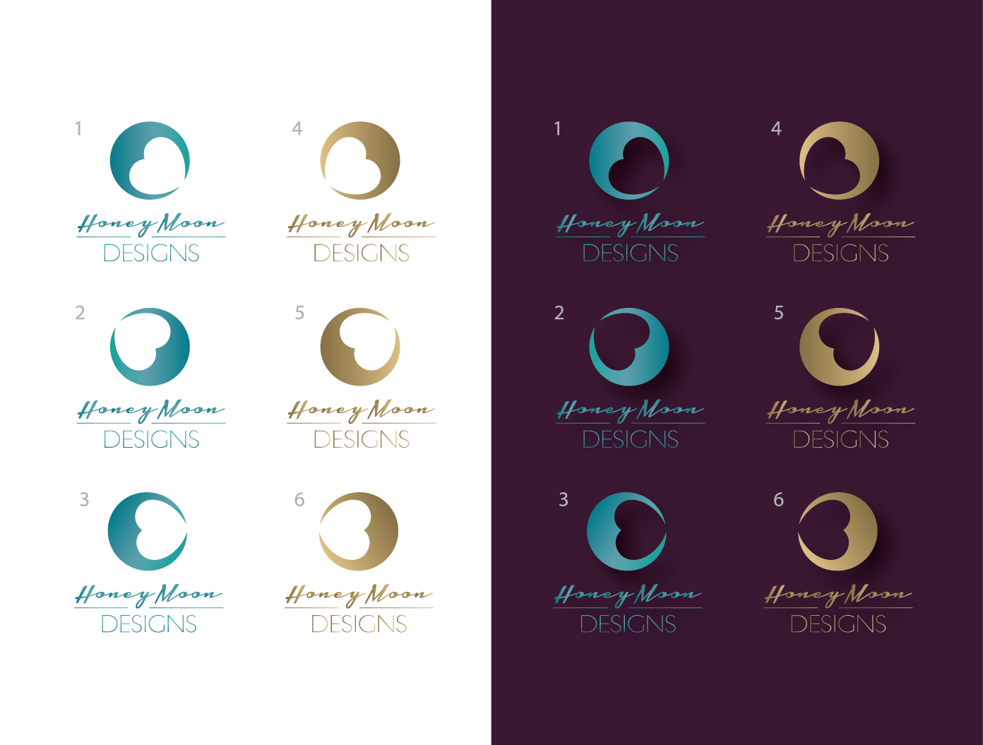 Logo Design by greative for Honeymoon Designs | Design: #3754627