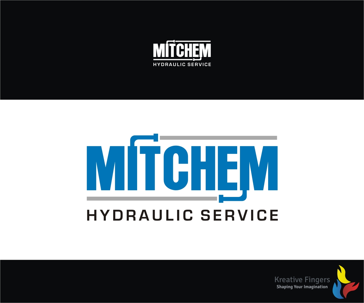 Logo Design by Kreative Fingers for Mitchem Hydraulic Service | Design #9836109