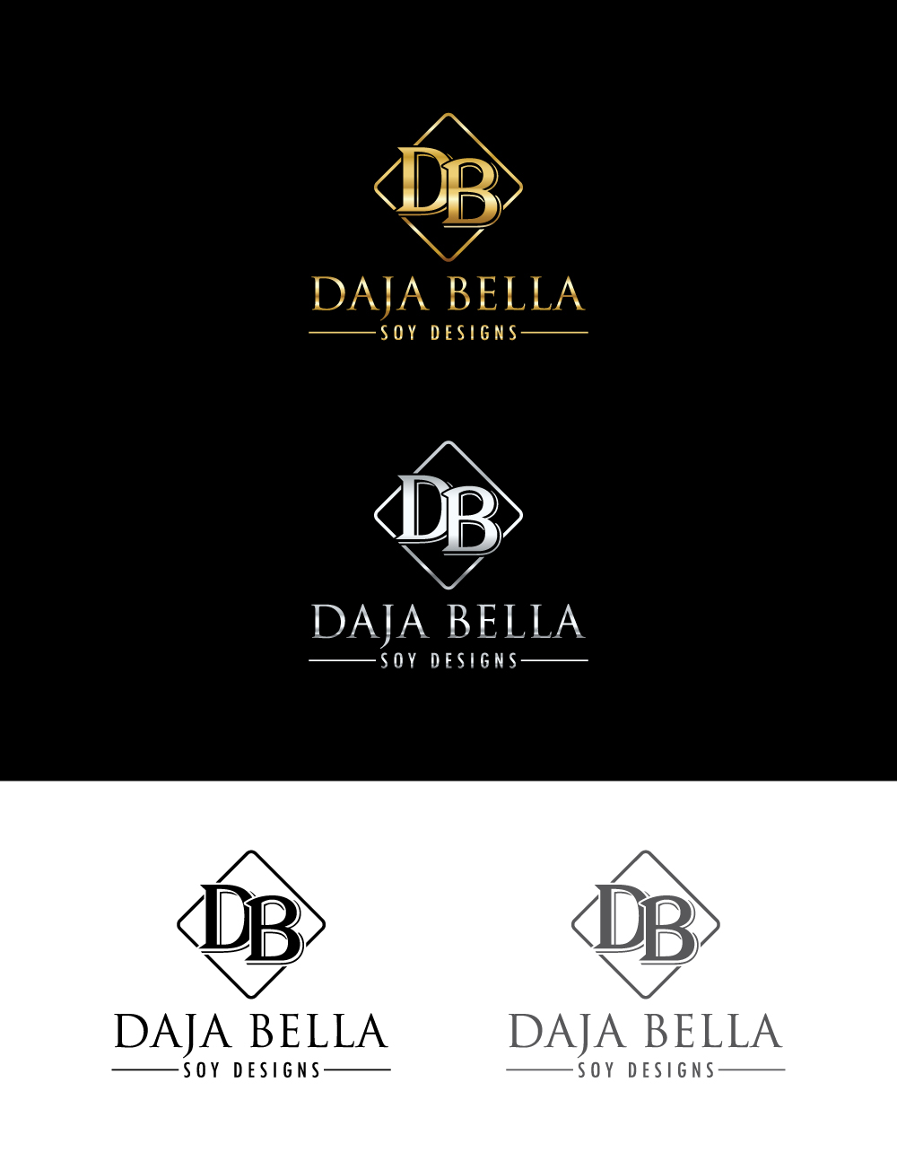 Logo Design by Creative Ants for Daja Bella Soy Designs | Design #9856233