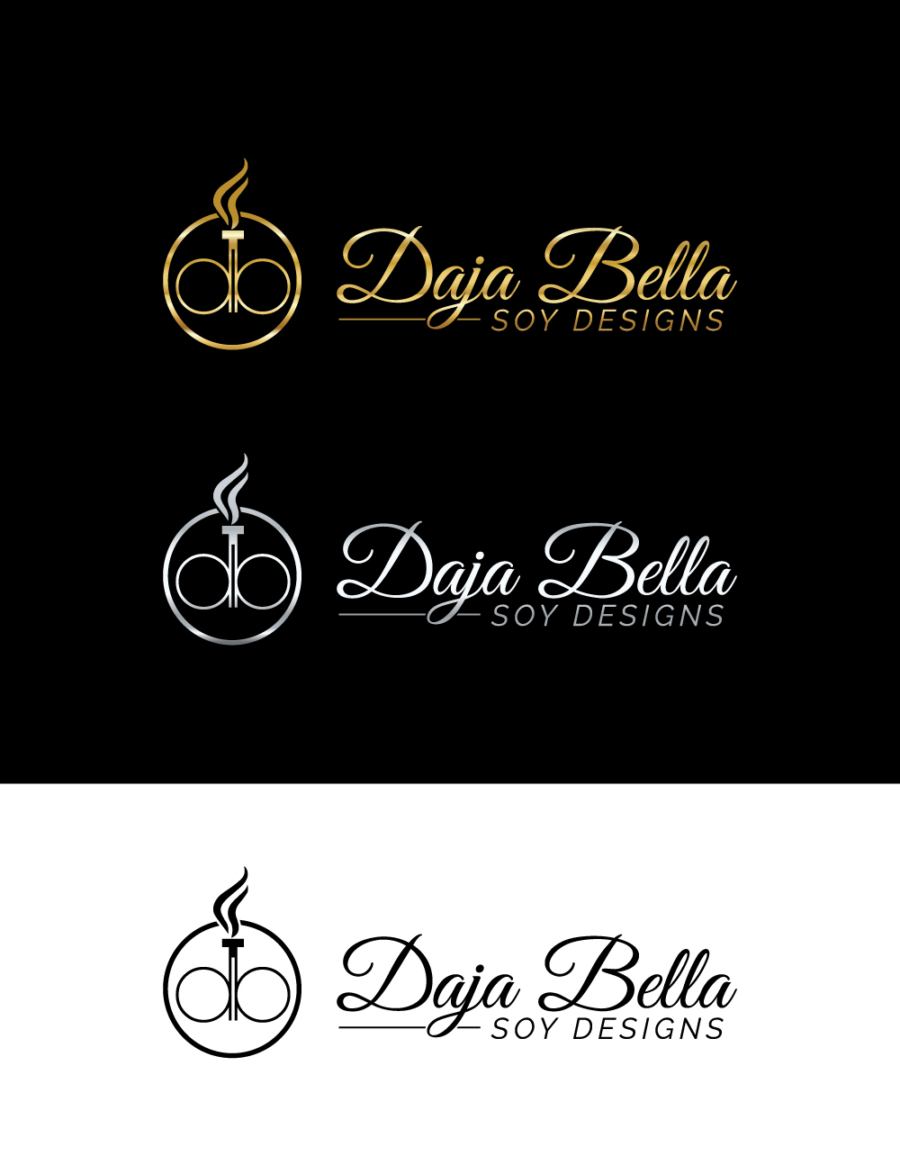 Logo Design by Creative Ants for Daja Bella Soy Designs | Design #9856372