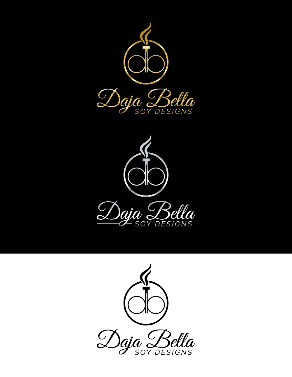 Logo Design by Creative Ants for Daja Bella Soy Designs | Design #9856373