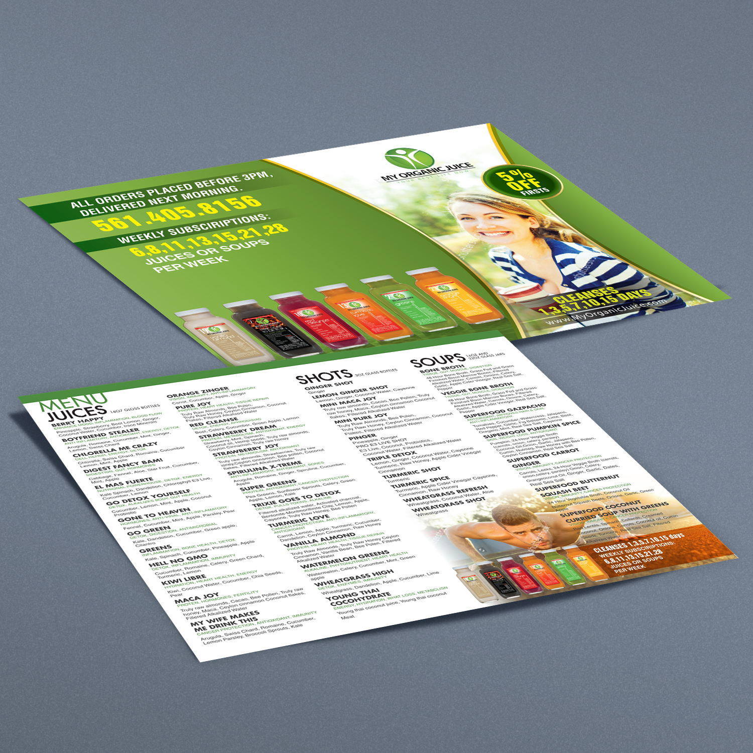Flyer-Design von Kreative Fingers für my organic juice | Design #9835594