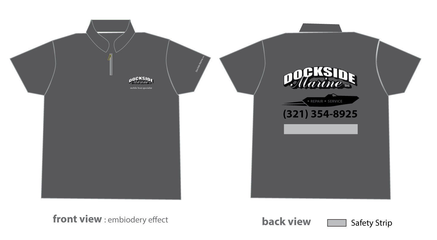 T-shirt Design by NG KIA HUI for DocSide Marine, Inc. | Design #2138121