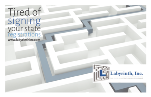 Postkarten-Design von Curly Cat Lab für Labyrinth, Inc. | Design: #9937201