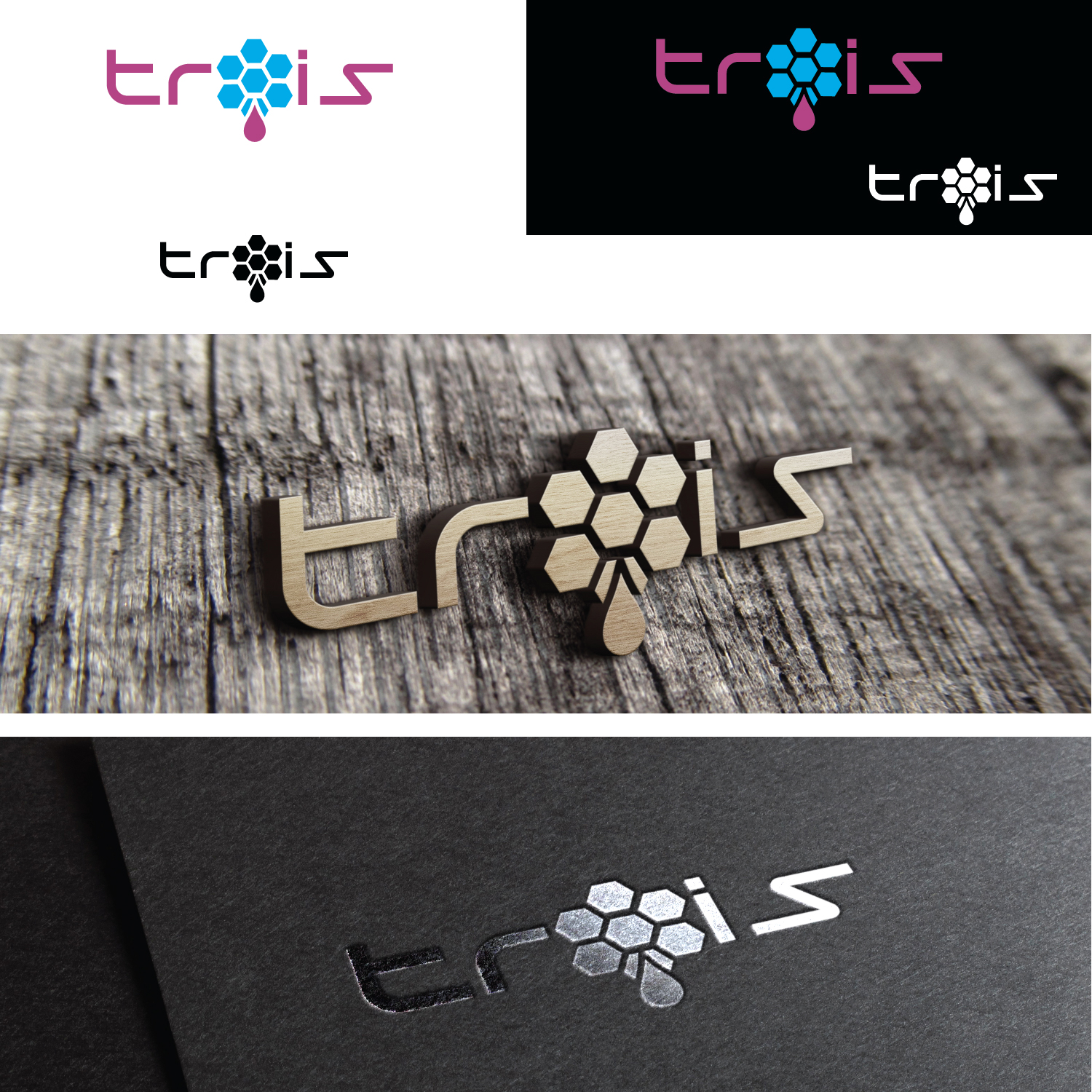Diseño de Logo por emptyboxgraphics para Trois Inc | Diseño #10082551