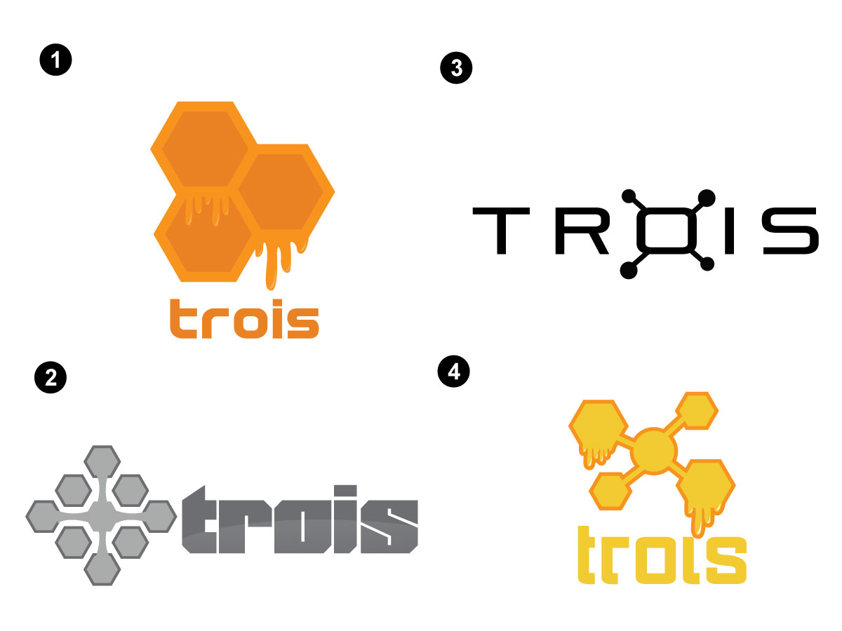 Logo Design by ney@onedaygraphics for Trois Inc | Design #9825676