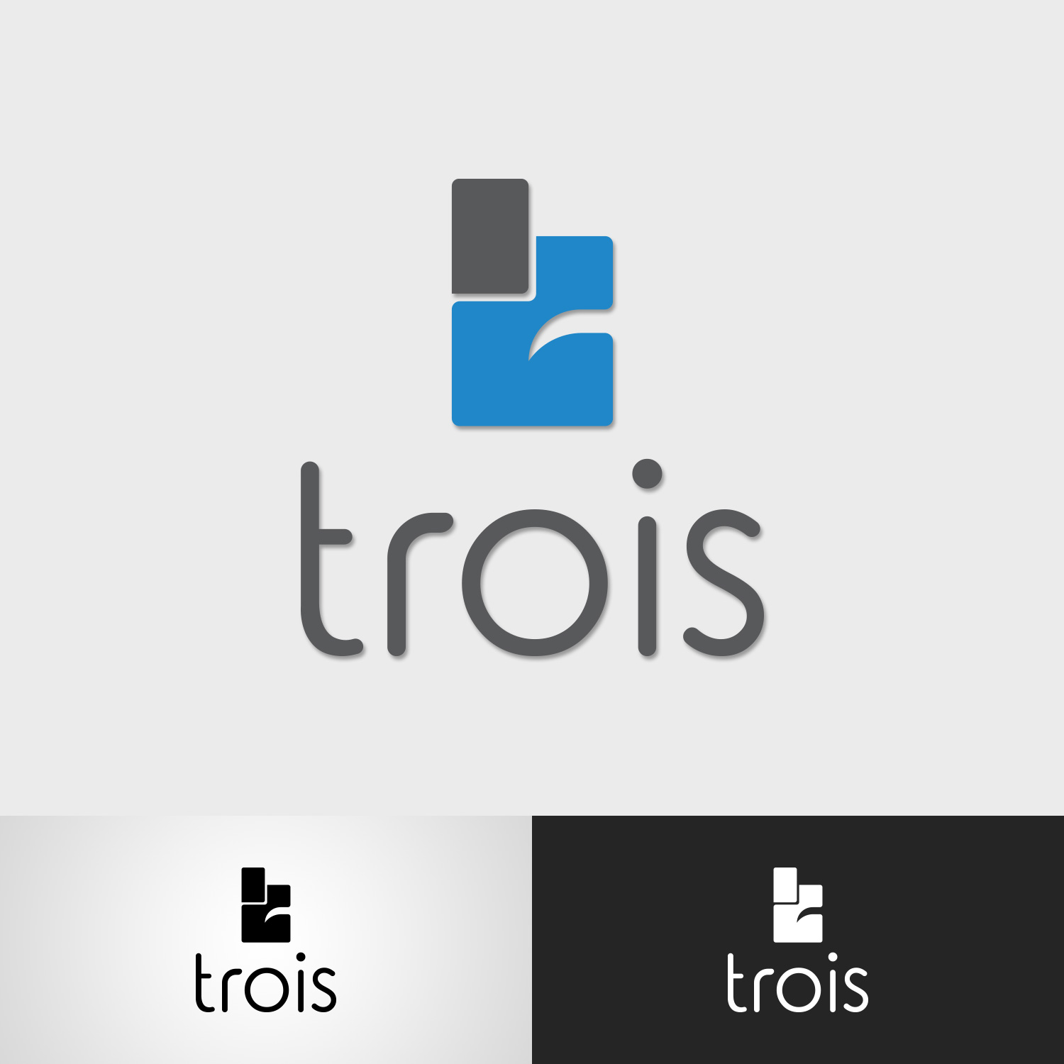 Logo Design by hasanusjamanrubel for Trois Inc | Design #10081508