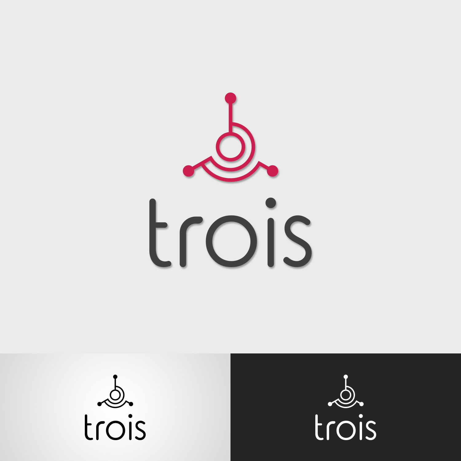 Logo Design by hasanusjamanrubel for Trois Inc | Design #10081515