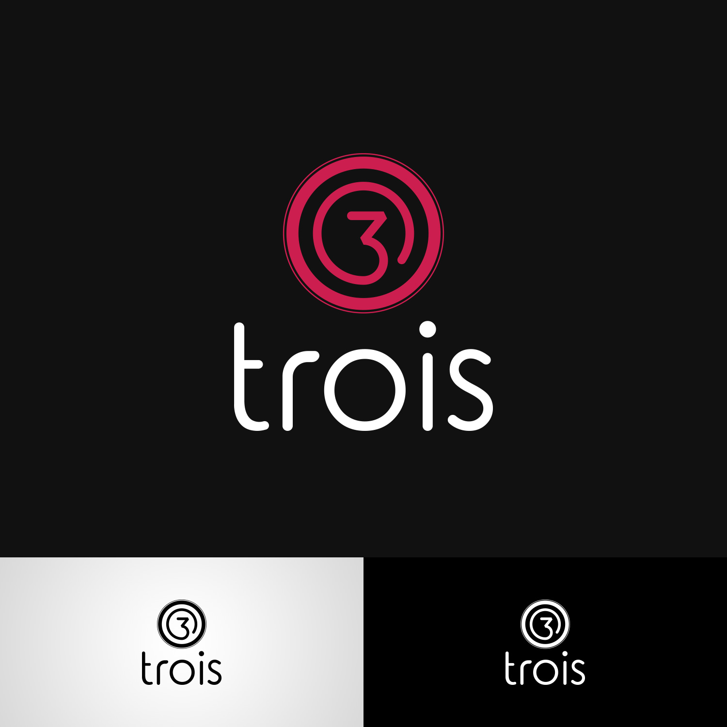 Logo Design by hasanusjamanrubel for Trois Inc | Design #10081718