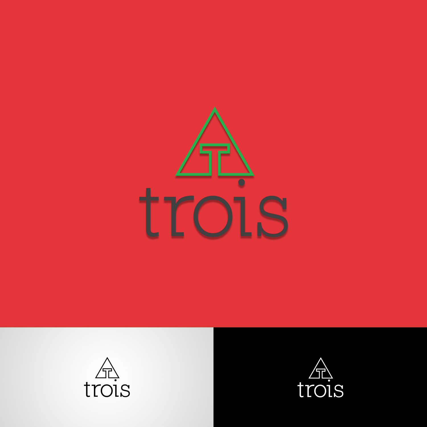 Logo Design by hasanusjamanrubel for Trois Inc | Design #10081743