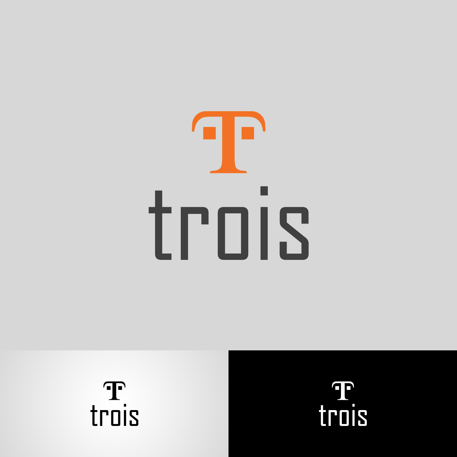 Logo Design by hasanusjamanrubel for Trois Inc | Design #10081843