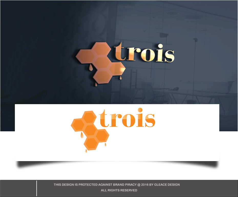 Logo Design by gleace design 2022 for Trois Inc | Design #10081514
