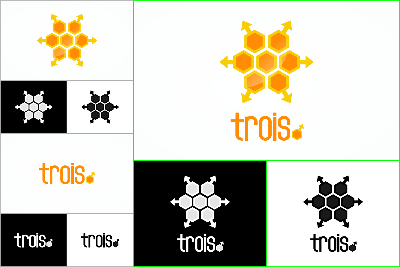 Logo Design by GETT for Trois Inc | Design #9824938