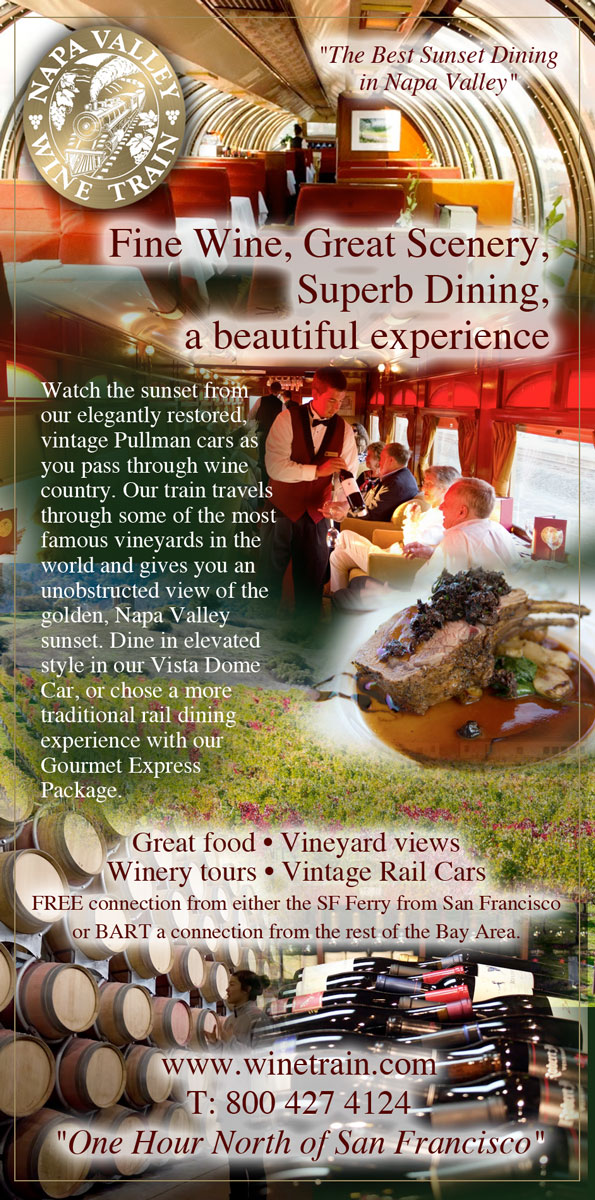 Newspaper Ad Design by Neoguy for Napa Valley Wine Train | Design #2147073