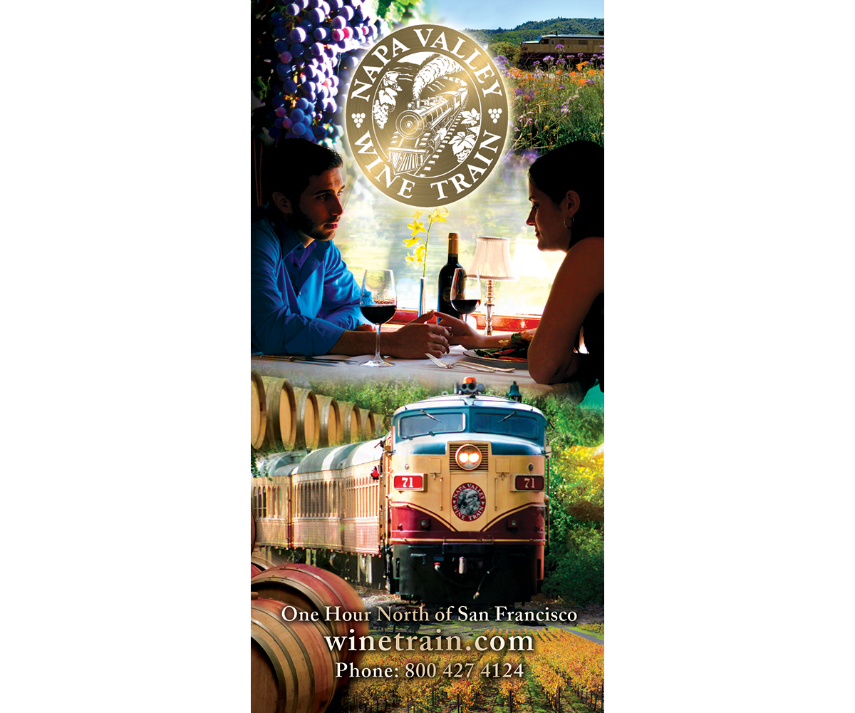 Newspaper Ad Design by David for Napa Valley Wine Train | Design #2127668
