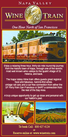 Diseño de Anuncio de Prensa por Sharon para Napa Valley Wine Train | Diseño #2127583