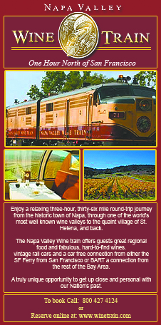 Diseño de Anuncio de Prensa por Sharon para Napa Valley Wine Train | Diseño #2127588
