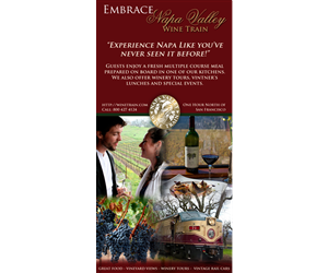 Newspaper Ad Design by bruemagazine for Napa Valley Wine Train | Design #2128335