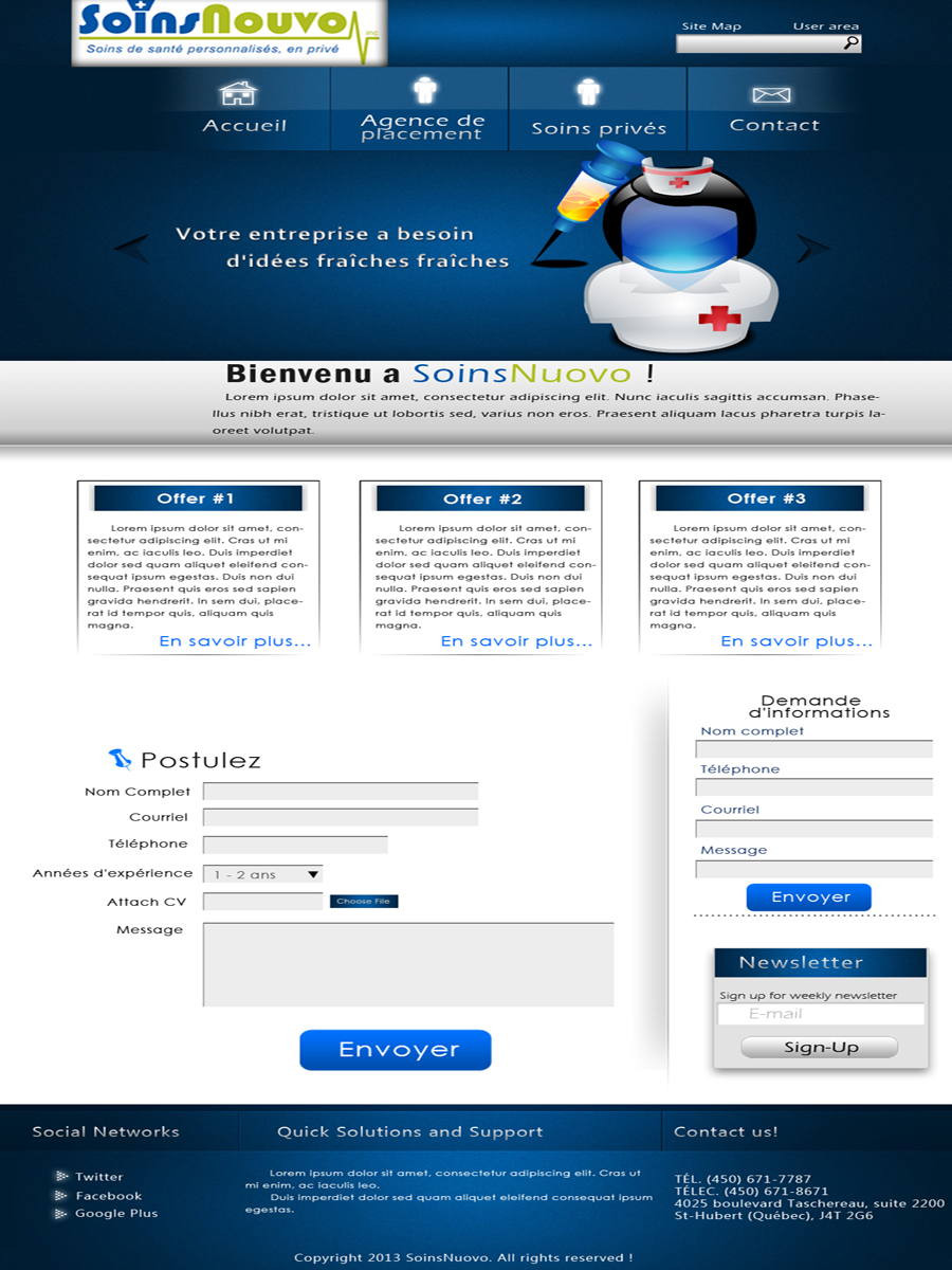 Web Design par Crasty Kay pour Agence numérique Hoffman | Design #2124319