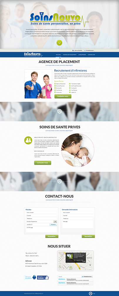 Web Design par amberegg pour Agence numérique Hoffman | Design #2130234