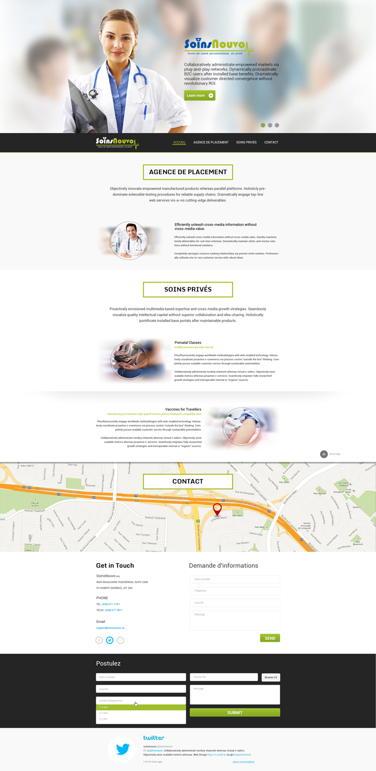 Diseño Web por AriefK para Agence numérique Hoffman | Diseño #2137838