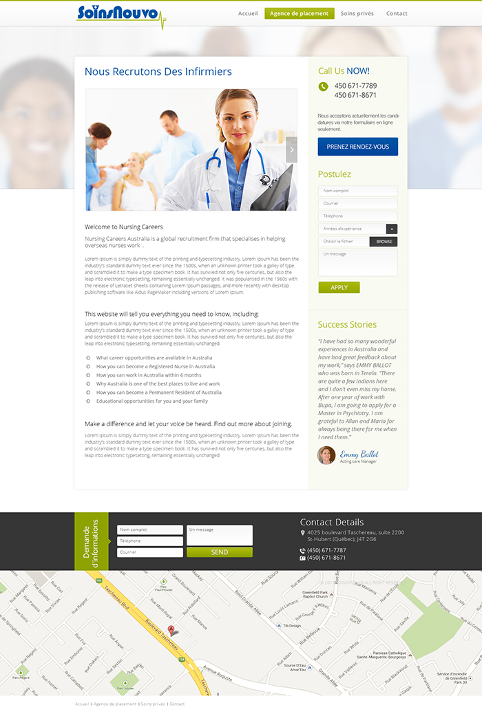 Diseño Web por the-lion-king para Agence numérique Hoffman | Diseño #2187049