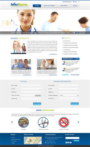 Microsite for a private healthcare provider | Web Design par Sbss