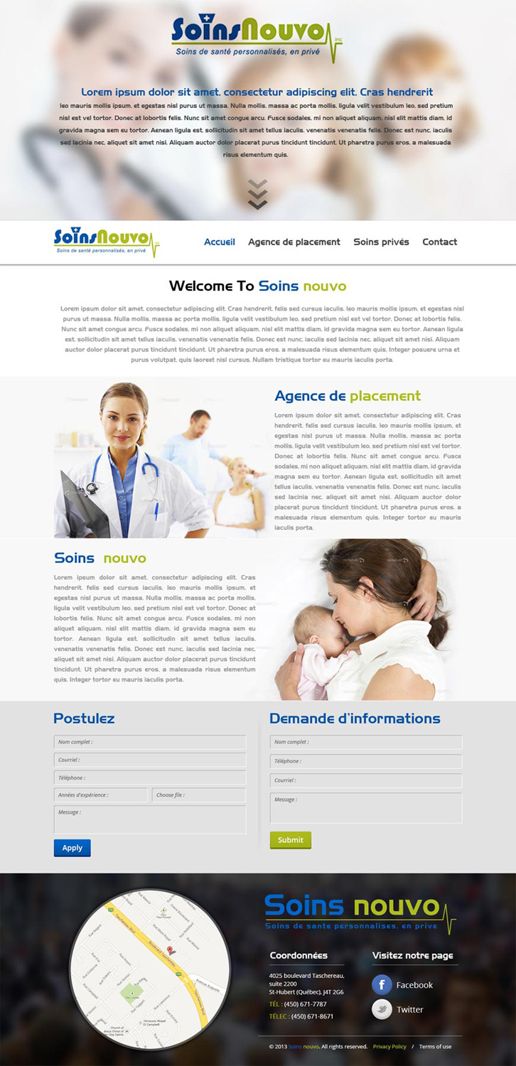 Web-Design von Creative Usha für Agence numérique Hoffman | Design #2148934