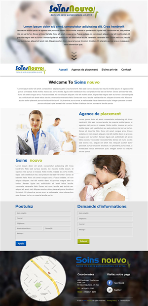 Web-Design von Creative Usha für Agence numérique Hoffman | Design: #2148934