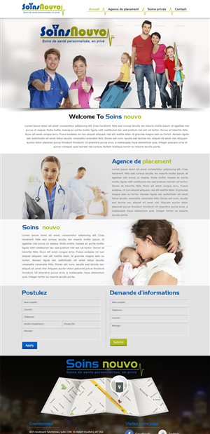 Web-Design von Creative Usha für Agence numérique Hoffman | Design: #2148941