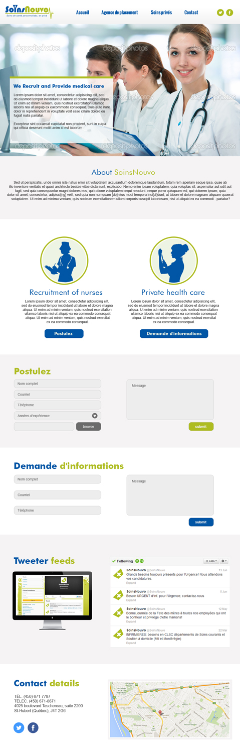 Web-Design von jeckx2 für Agence numérique Hoffman | Design #2152318