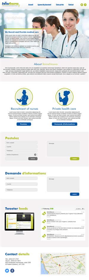 Microsite for a private healthcare provider | Web Design par jeckx2