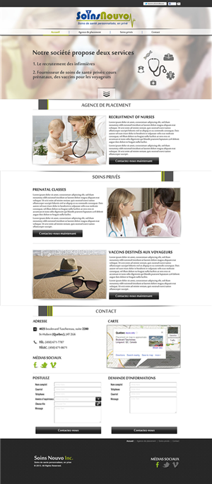 Microsite for a private healthcare provider | Web Design par Behriatech
