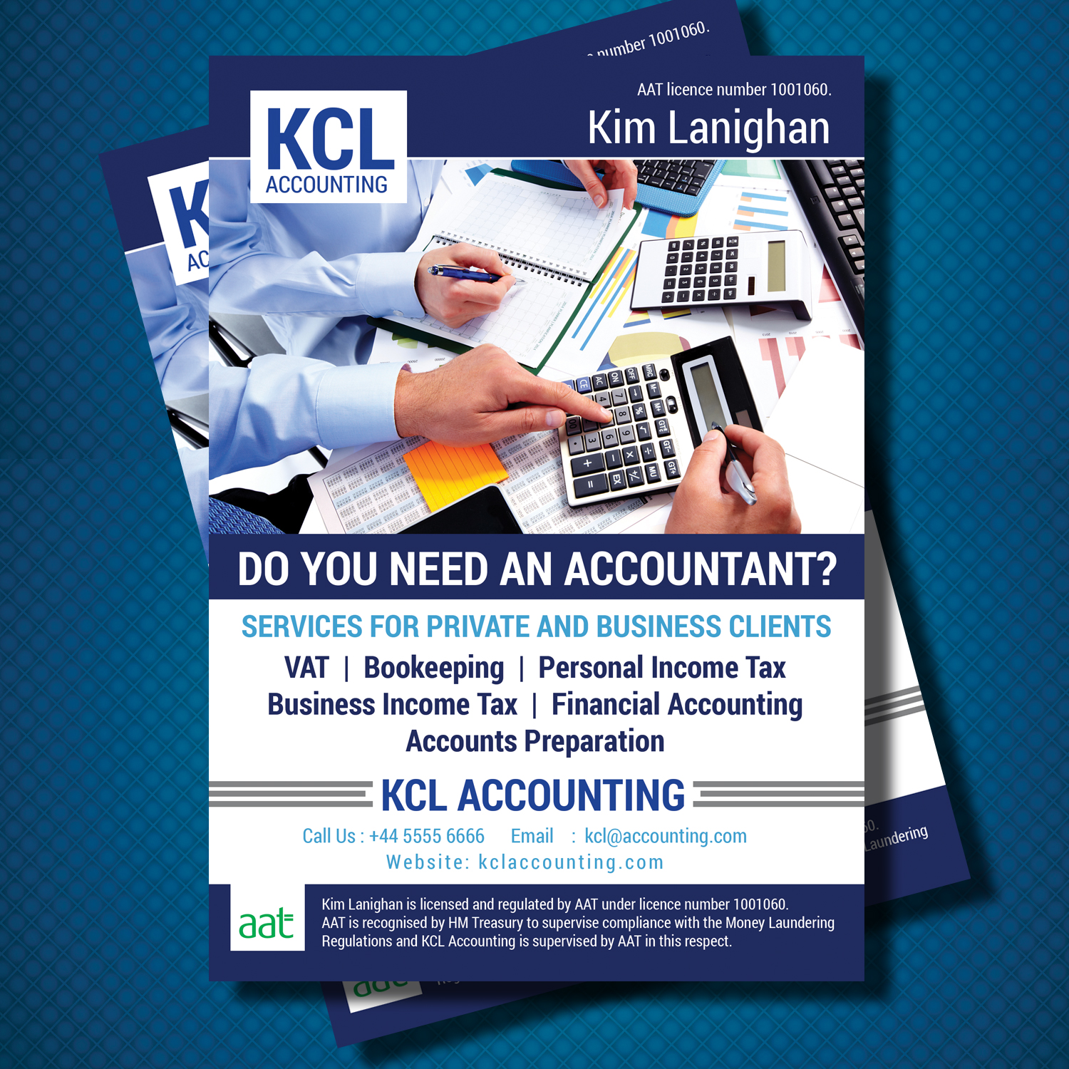 Flyer Design by uk for KCL Accounting | Design #9854878