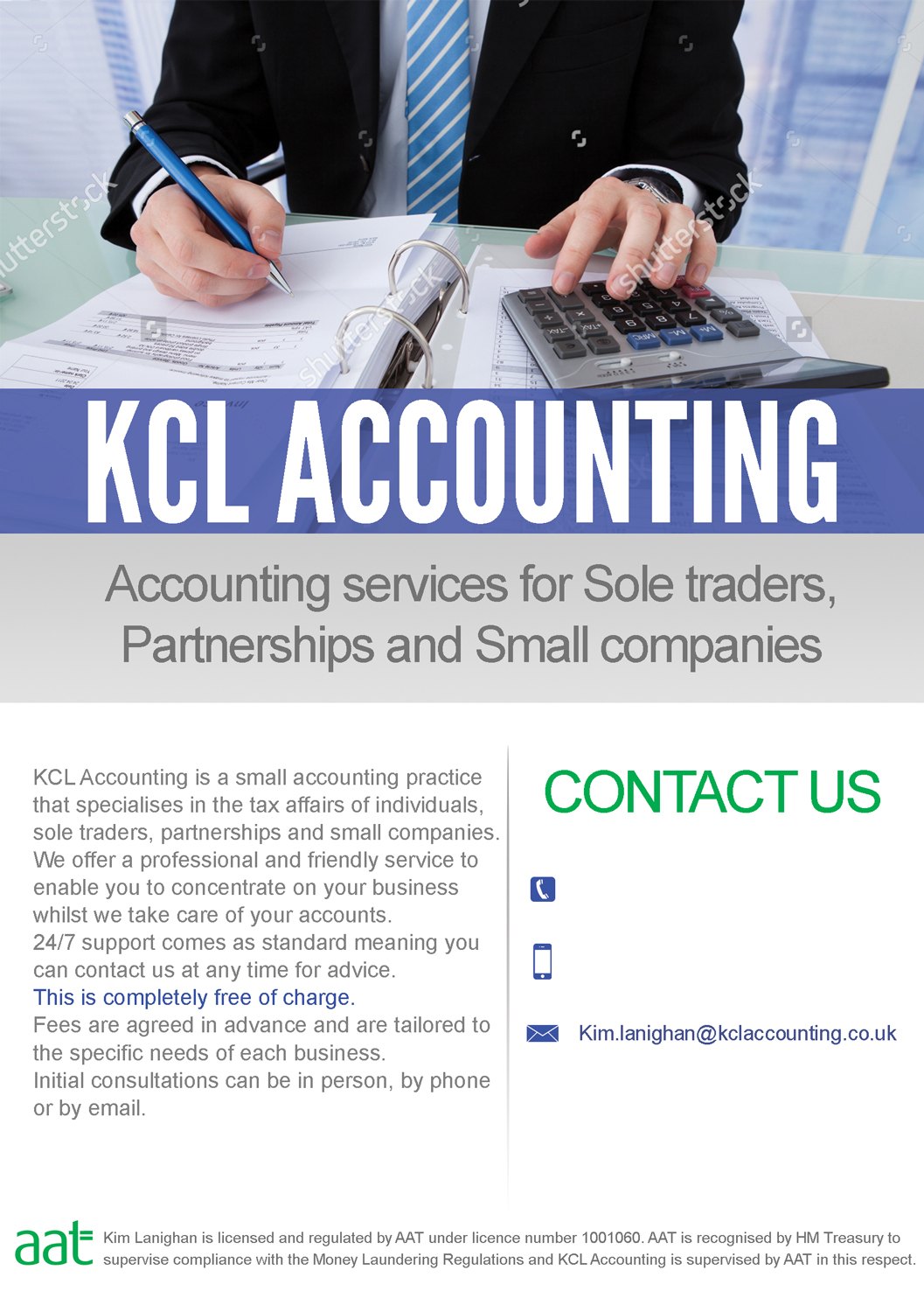 Flyer Design by leuchi for KCL Accounting | Design #9895056