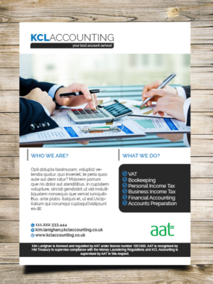 Flyer Design by Masha K for KCL Accounting | Design: #9855303