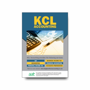 Flyer Design by vikas naik for KCL Accounting | Design: #9894303