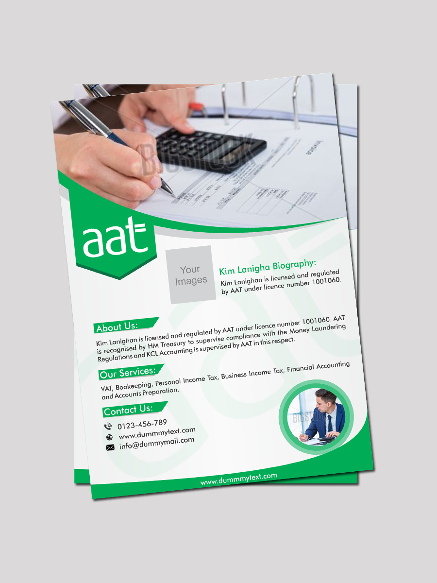 Diseño de Flyer por ecorokerz para KCL Accounting | Diseño #9844905