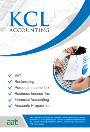 KCL Accounting A5 flyer design