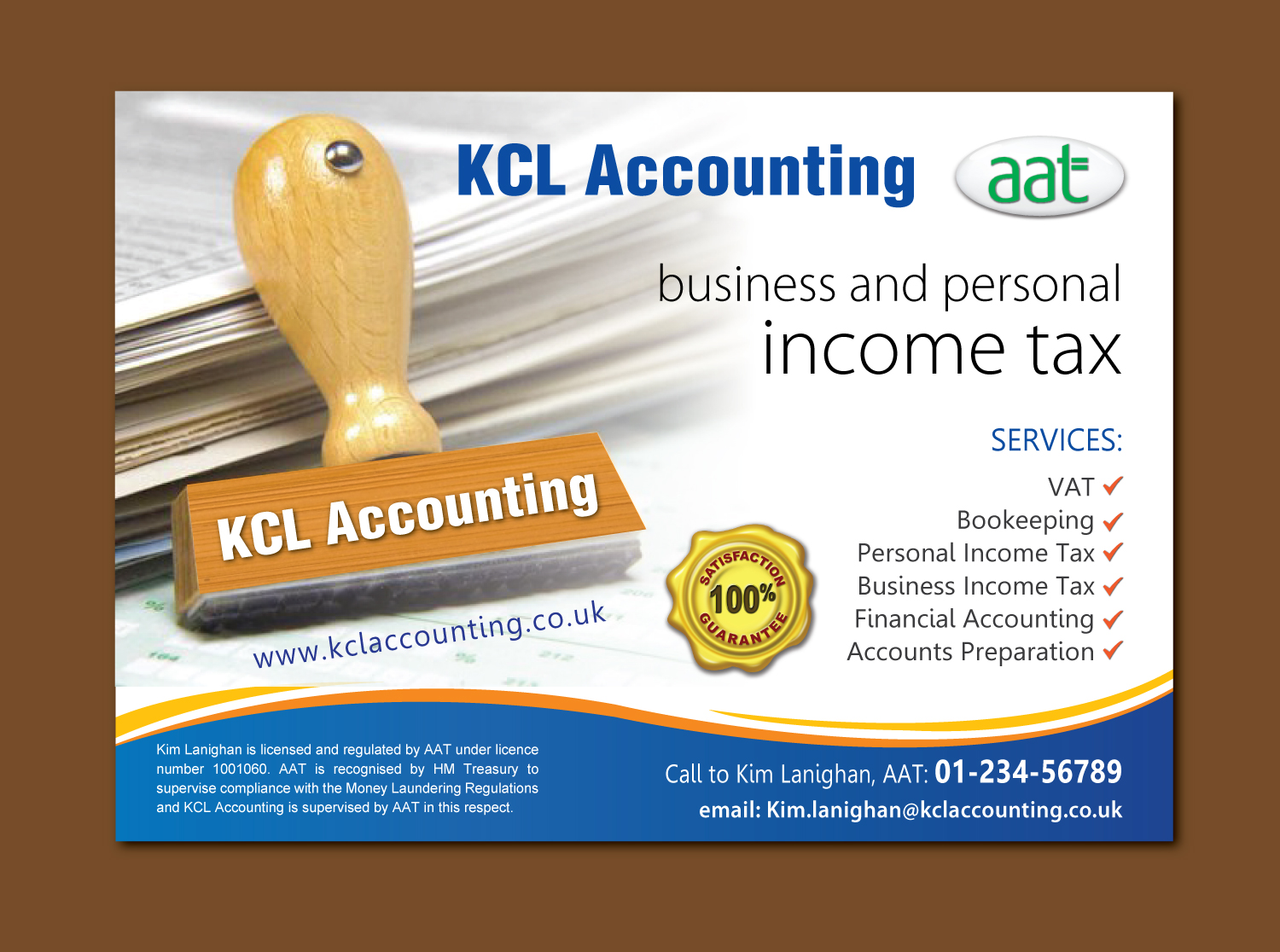 Flyer Design by meet007 for KCL Accounting | Design #9878466