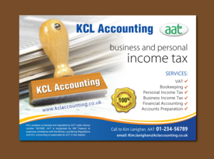 Flyer Design by meet007 for KCL Accounting | Design: #9878466