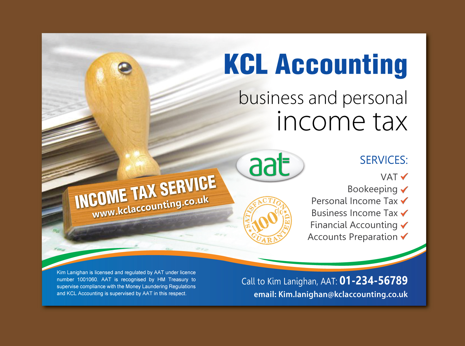 Flyer Design by meet007 for KCL Accounting | Design #9878804