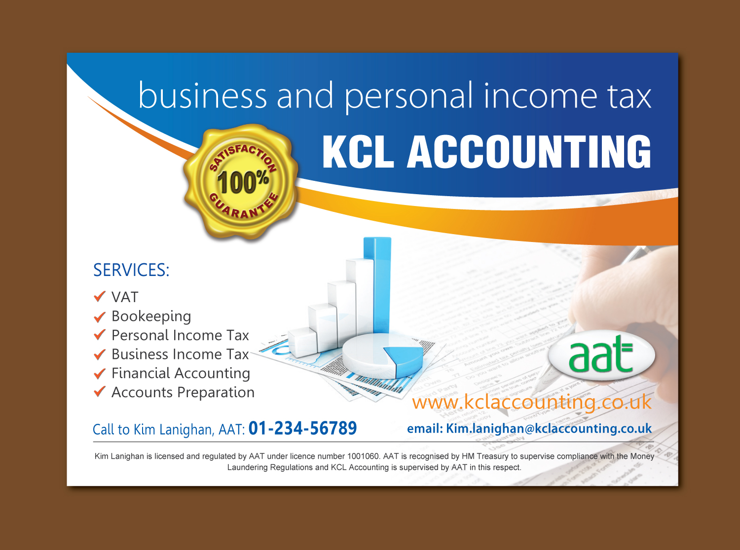Flyer Design by meet007 for KCL Accounting | Design #9878944