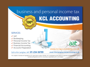 Flyer Design by meet007 for KCL Accounting | Design: #9878944