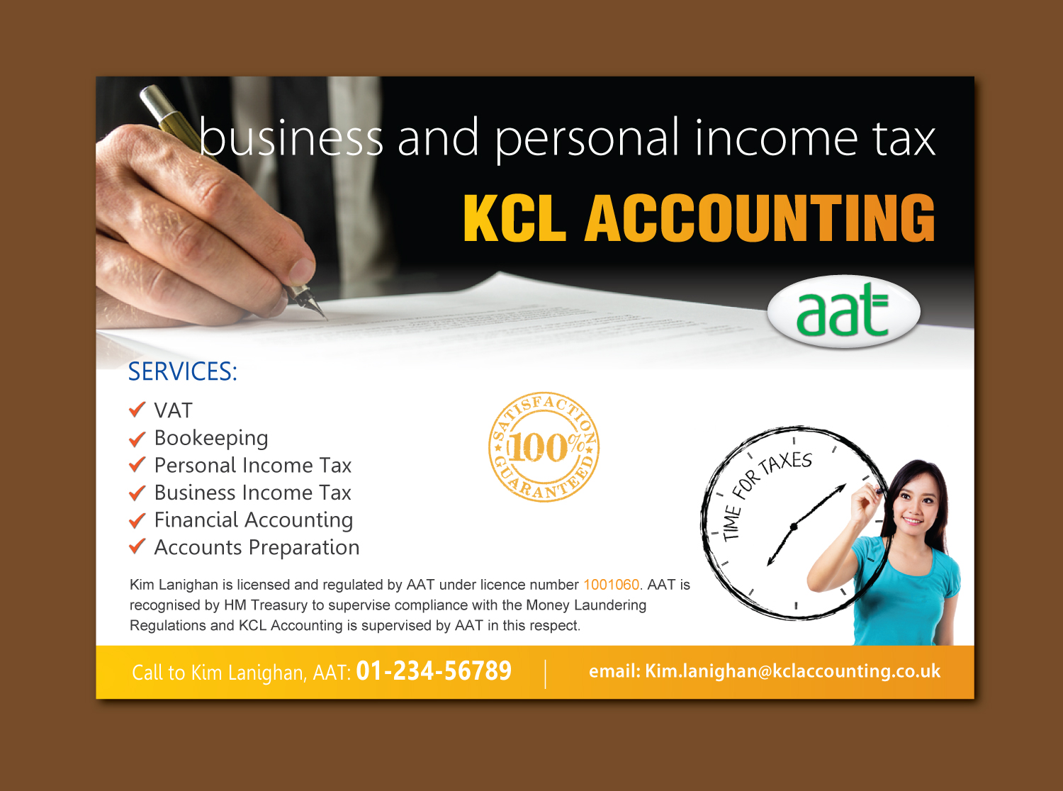 Flyer Design by meet007 for KCL Accounting | Design #9879234