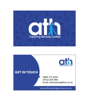 Business Card Design by Prince Mathew for ATH Cleaning Services Ltd | Design: #10173915