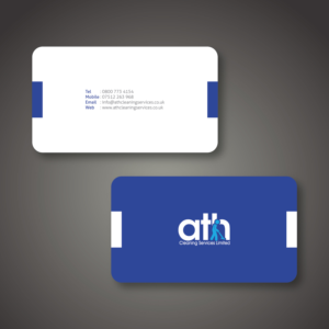Business Card Design by Anoushay for ATH Cleaning Services Ltd | Design #10001382